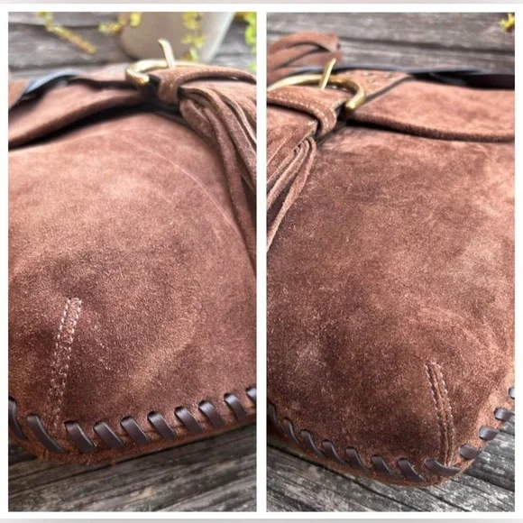 Vintage/Rare Coach Suede Tassel Shoulder Bag
Limited Edition Collectable
#5484 - Picture 10 of 11